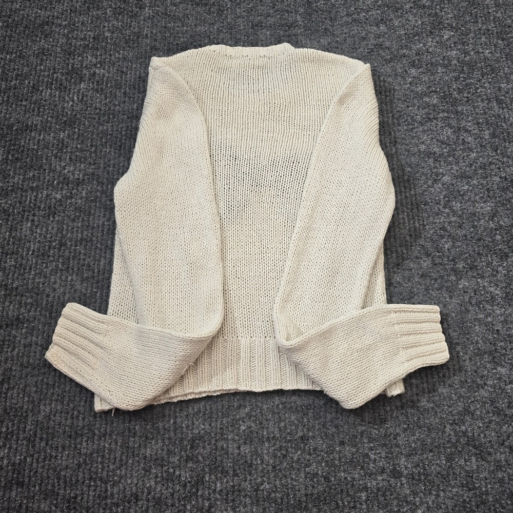 Ralph Lauren Sport Dog Sweater 2001 Knit Crewneck Cream Vintage Women's Small - Picture 7 of 7